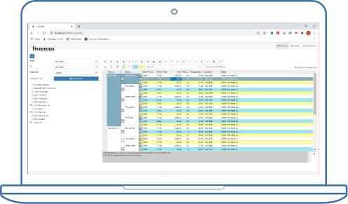 Your budgeted shifts, hours actually worked by your employees, and hours to be paid displayed all in one screen