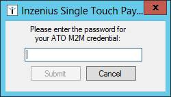 Figure #29: Machine Credential Password Prompt
